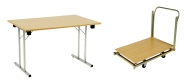 Undervisningsborde 80 x 120 cm.
